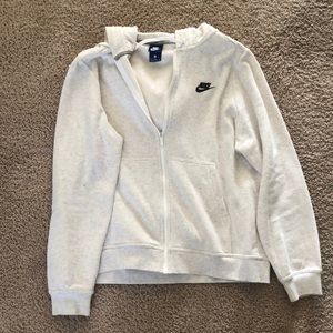 Nike hooded zip up